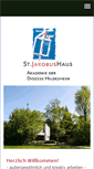 Mobile Screenshot of jakobushaus.de